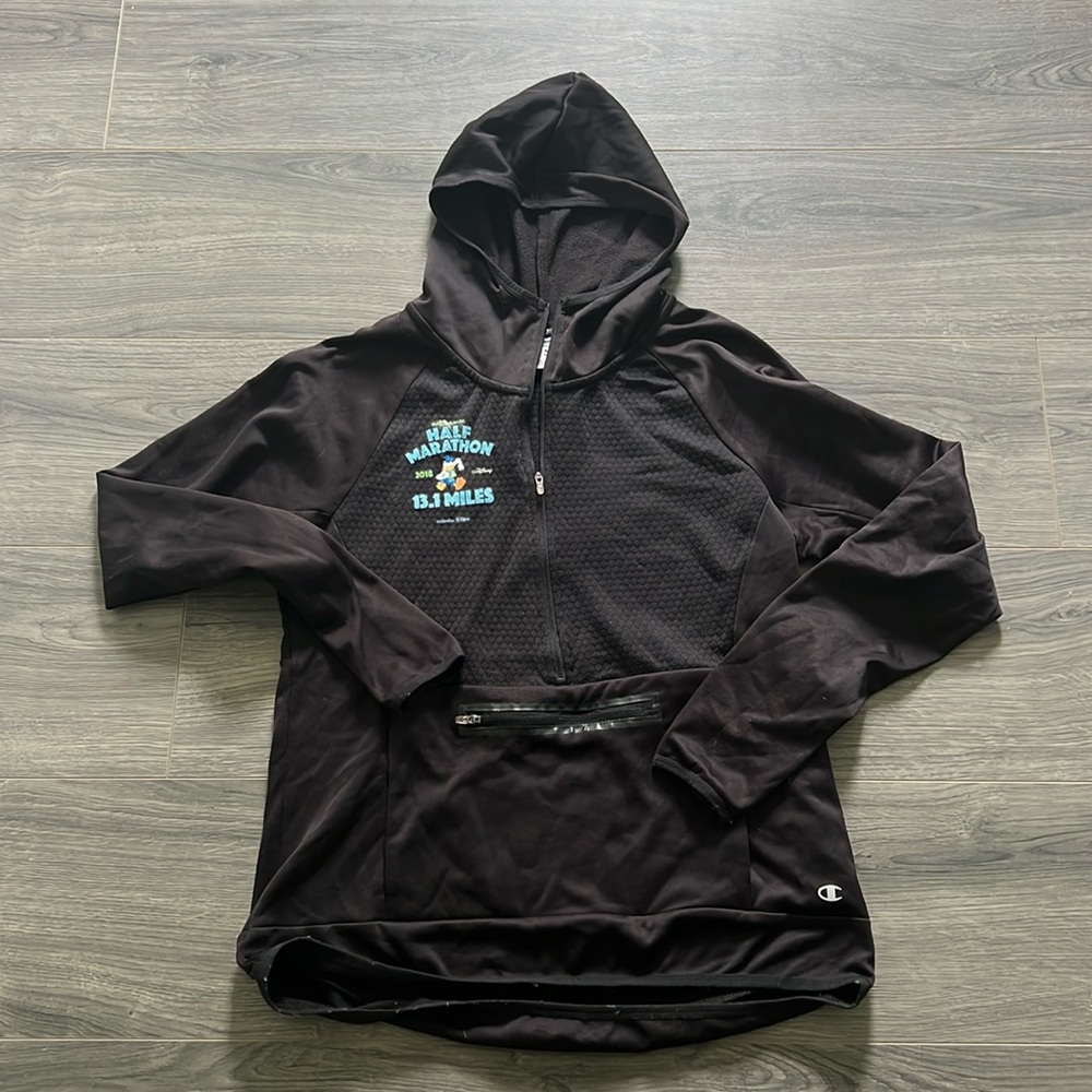 WDW 2018 Half Marathon 1/4 Zip Hoodie